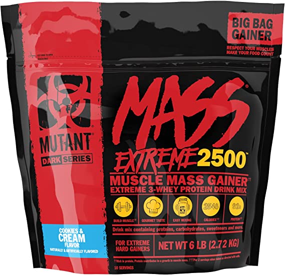 Mutant Mass XXXTREME 2500 - 2,72 kg Jacked Berry Blast