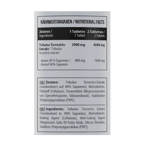 MST - Healthy Tribulus 2000mg 120 Tabletten