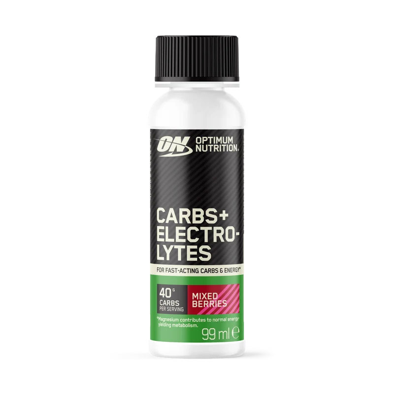 Optimum Nutrition Carbs + Electrolytes Shot 12x99ml Mixed Berries