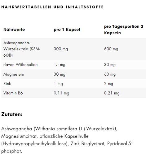 ESN Ashwa Pro 120 Kapseln