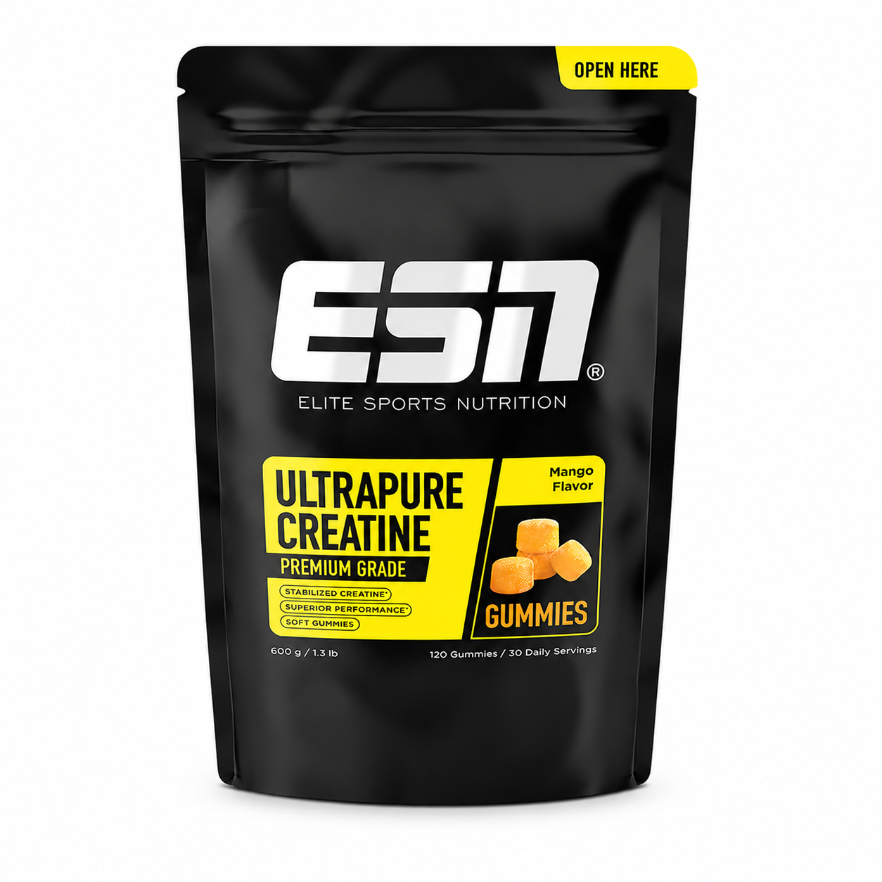 ESN Creatine Gummies 120 Gummies Mango