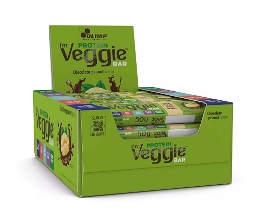 Olimp Im Veggie Protein Bar 25x50g Choco Nut