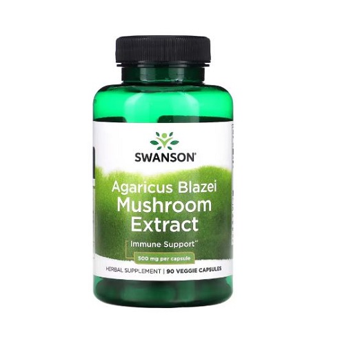 Swanson Agaricus blazei-Pilzextrakt500 mg - 90 Kapseln